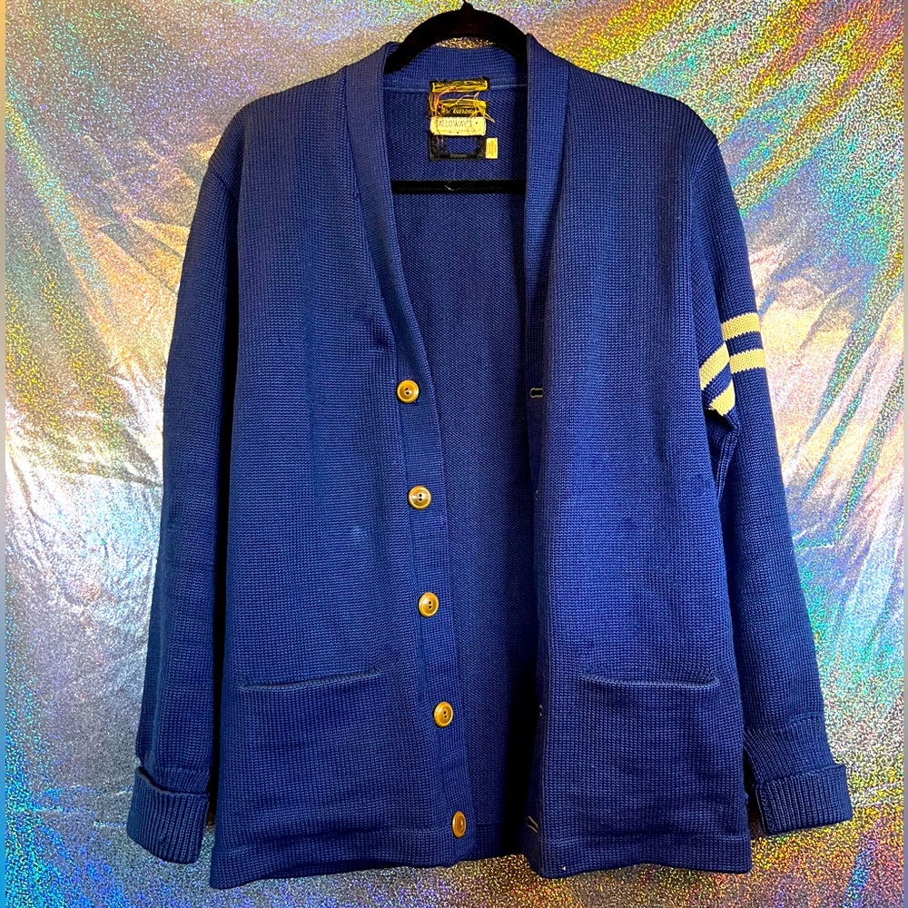 Antique Varsity Style Cardigan
